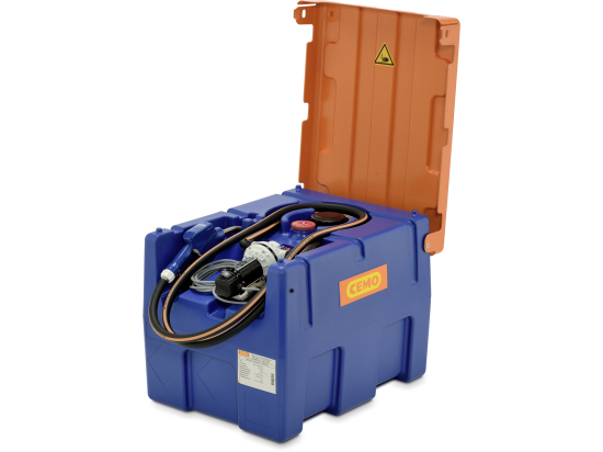 Blue-Mobile Easy 200 l avec pompe électrique 12 V/30 l /min avec buse automatique, couvercle