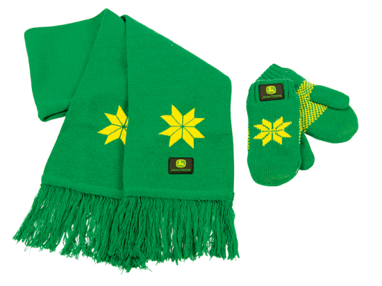 Knitted winter set for children