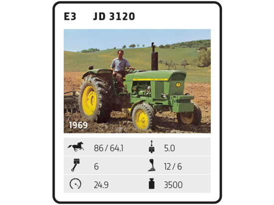 Bag with sticker - E3 JD 3120