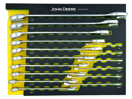 16 PC. combination wrench set inch