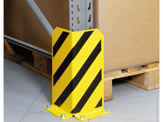 Anfahrschutz für Regale L-Form für Ecken, inkl. 4 Bolzenanker
