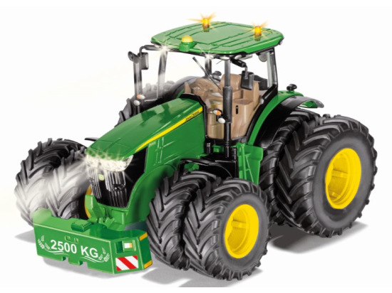 JD 7290R con ruote gemellate e comando tramite app BT