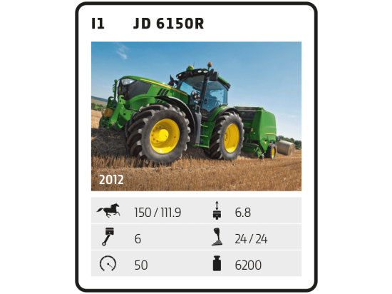 Tüte mit Sammelkarte - I1 JD 6150 R