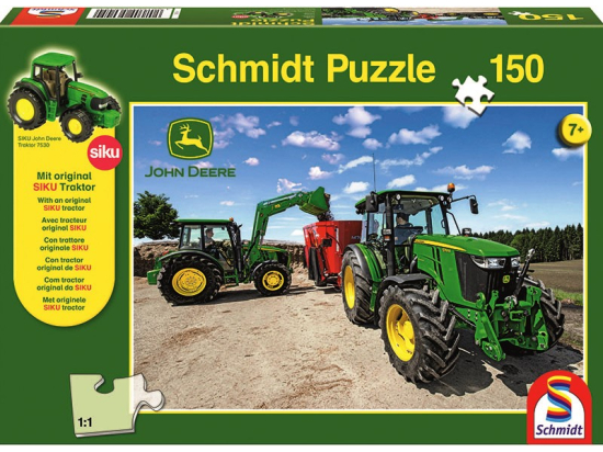 Puzzle + SIKU Traktor Traktoren der M-Serie