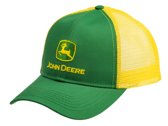 Cappellino camionista verde e giallo