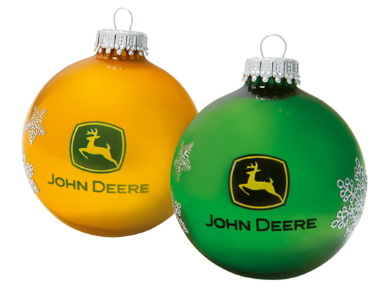 Gingillo di Natale John Deere (verde/giallo)