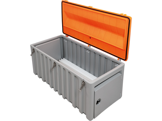 CEMbox 750 l, grau/orange