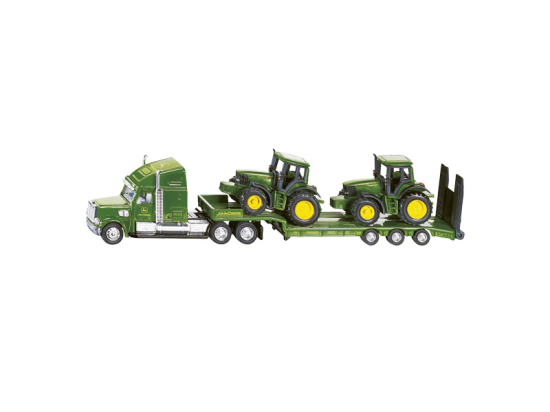 Anhänger mit 2 John Deere Traktoren