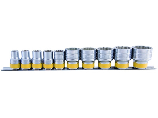 10 PC. 1/2\" 12-point socket set inch