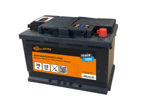 12V Premium Turbo AGM Weidezaunakku