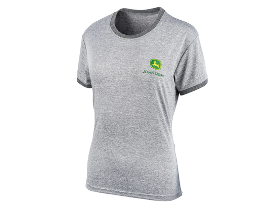 T-shirt sportiva grigia per donna