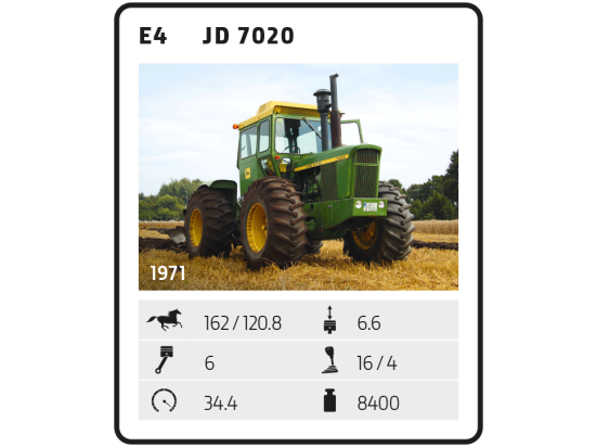 Tüte mit Sammelkarte - E4 JD 7020