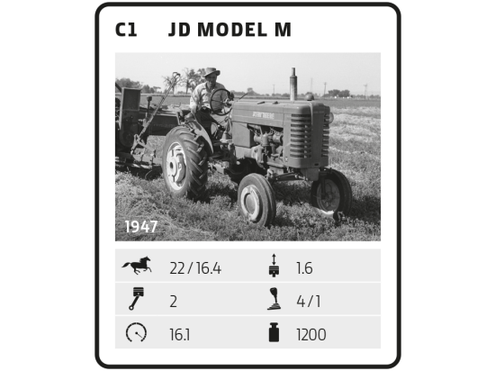 Tüte mit Sammelkarte - C1 JD Model M