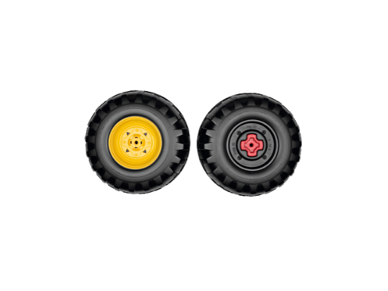 2 X JOHN DEERE GATOR HPX REAR WHEELS