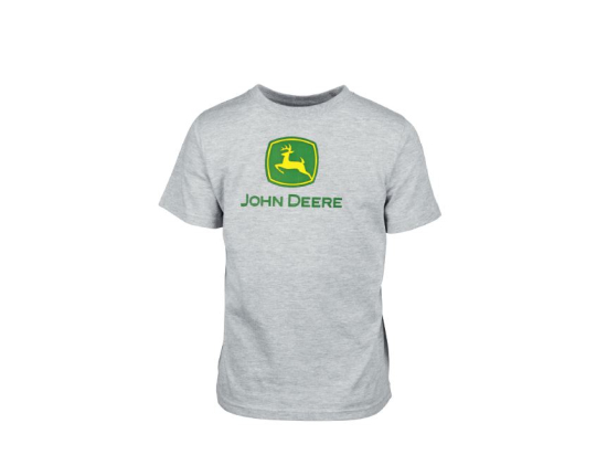 Graues John Deere T-Shirt