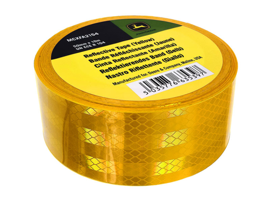 Reflective self adhesive tape – Amber 50mm x 10m