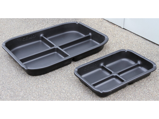 Vaschette di raccolta in PE 20 l 69 x 44 x 10,5 cm
