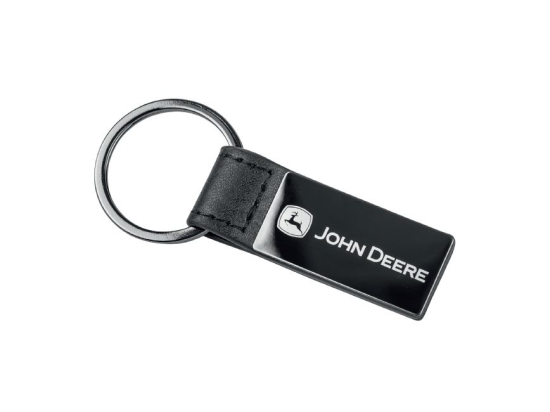 Portachiavi nero \"John Deere\"