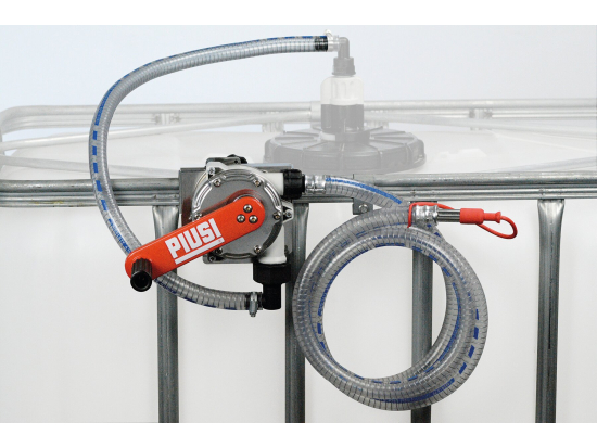 Kurbelpumpe f. AdBlue m. PVC-Schlauch 3m