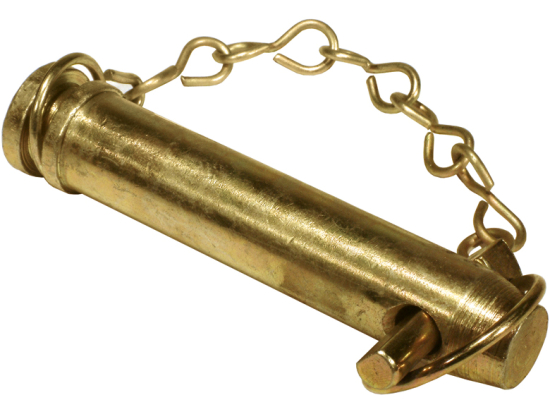 Top link pin with chain