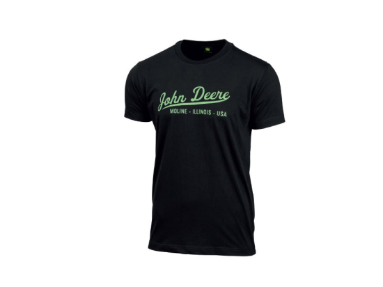T-shirt nera John Deere