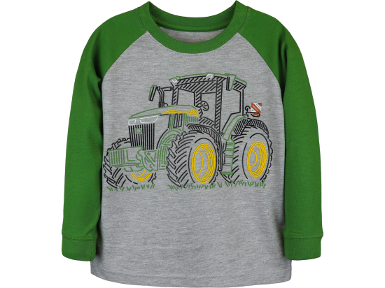 Toddler Sweatshirt Hi-Density Tractor