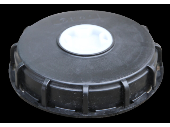 Coperchio a vite DN 150 per IBC, con filettatura interna da 2", guarnizione TPE