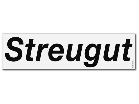 10 Stück Aufkleber \"Streugut\"