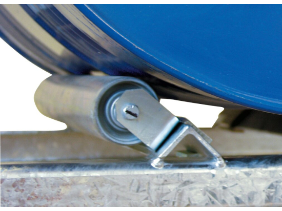 Rotating roller support 200 l drum