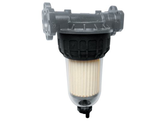 Filter, max. 70 l/min, 30 μm with water separating function