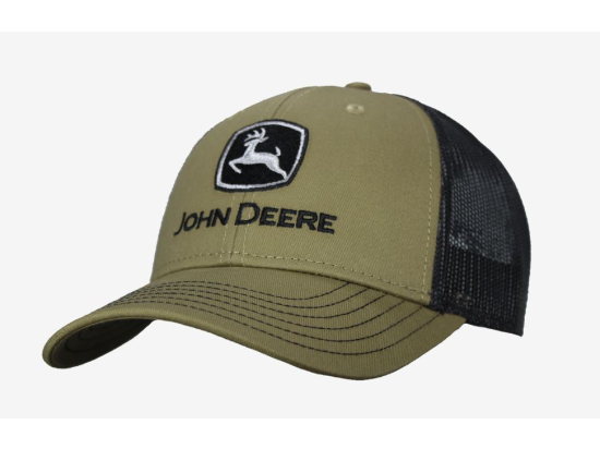 Casquette avec arrière en filet et marque John Deere