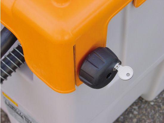 Serratura del coperchio a ribalta per DT-Mobile Easy 125 l e 200 l, completa di due chiavi