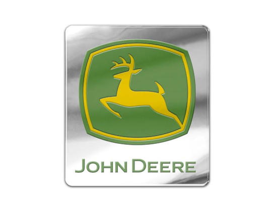 John Deere Auto-Emblem mit Markenzeichen