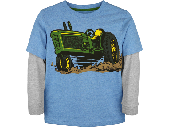 Sweatshirt für Kleinkinder mit Traktor im Schlamm