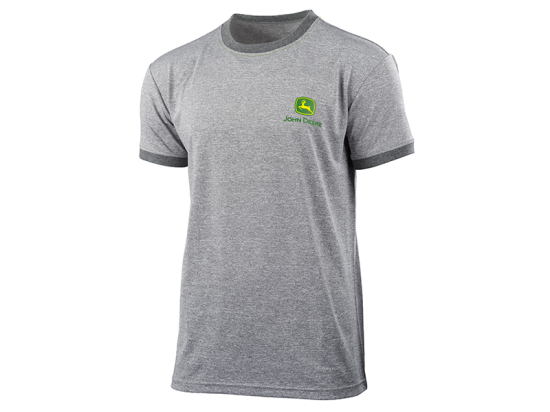 T-shirt sportiva grigia