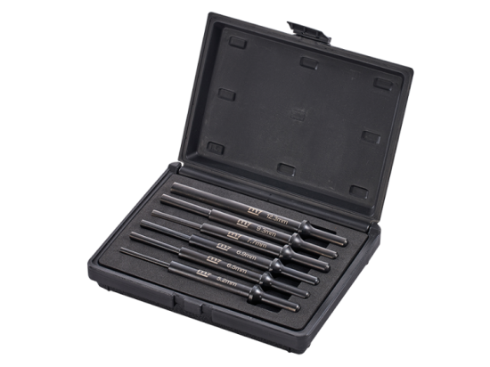 Bolt extractor set for pneumatic impact hammer - 6 pcs.