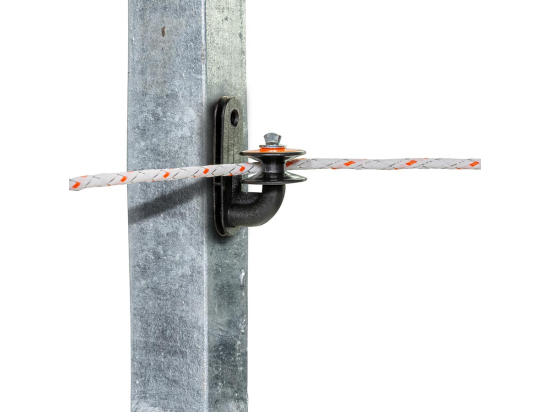 Rollen-Eckisolator für Metallpfähle