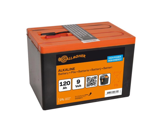 Powerpack Alkaline Batterie 9V/120Ah - 160 x 110 x 115 mm