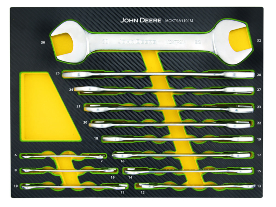 12 PC. open end wrench set