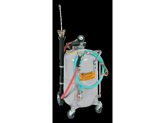 Pneumatic oil suction unit mobile, 65 l