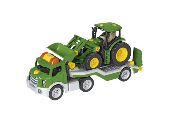 Bauset Traktor mit Frontlader  auf Transporter