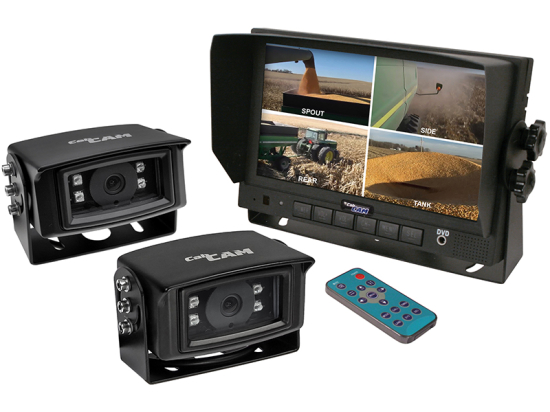 7" Digitales Quad-Kamera-Beobachtungsset - verkabelt