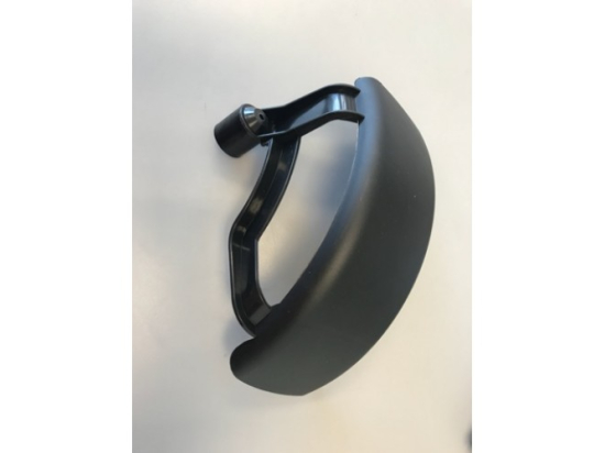 BLACK RIGHT FRONT MUDGUARD