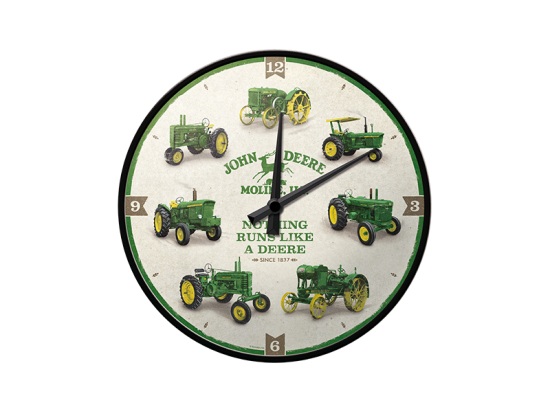 Horloge murale « L’histoire de John Deere »