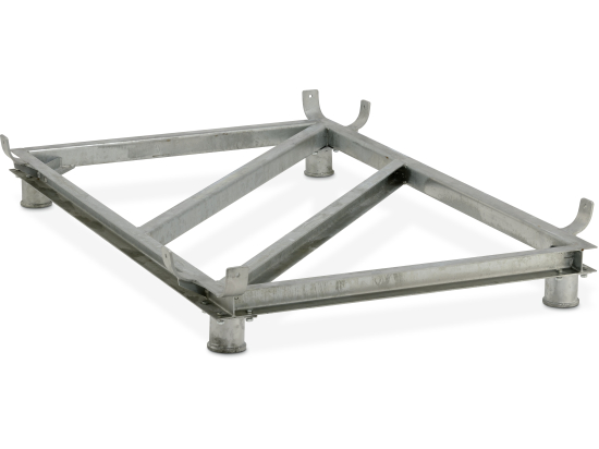 steel base frame, galvanized for 2200 l ****