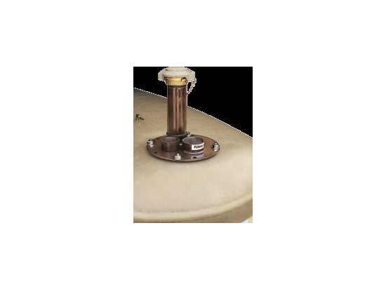 Dome lid for waste oil storage tank