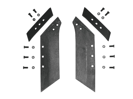 Set of interchangeable pointed sweeps for strip giants