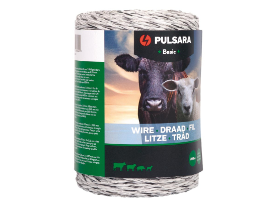 Filo Polywire Basic 200m bianco