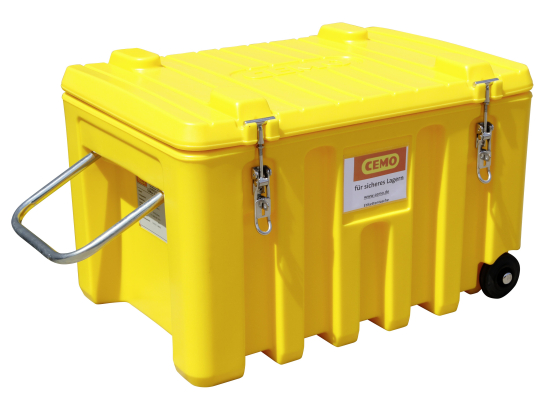 CEMbox Trolley 150 ltr, yellow