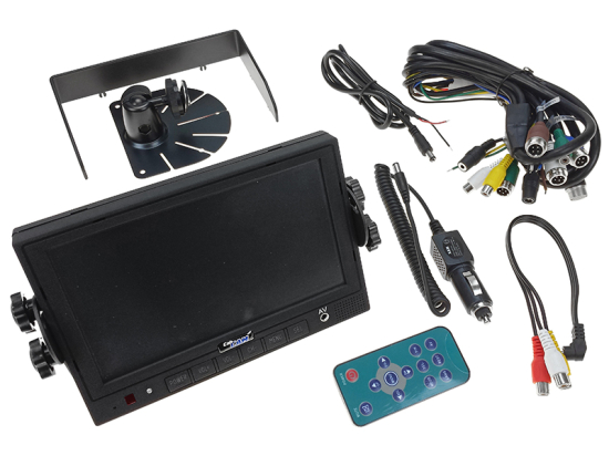 7\" Digital Quad Screen - Wired